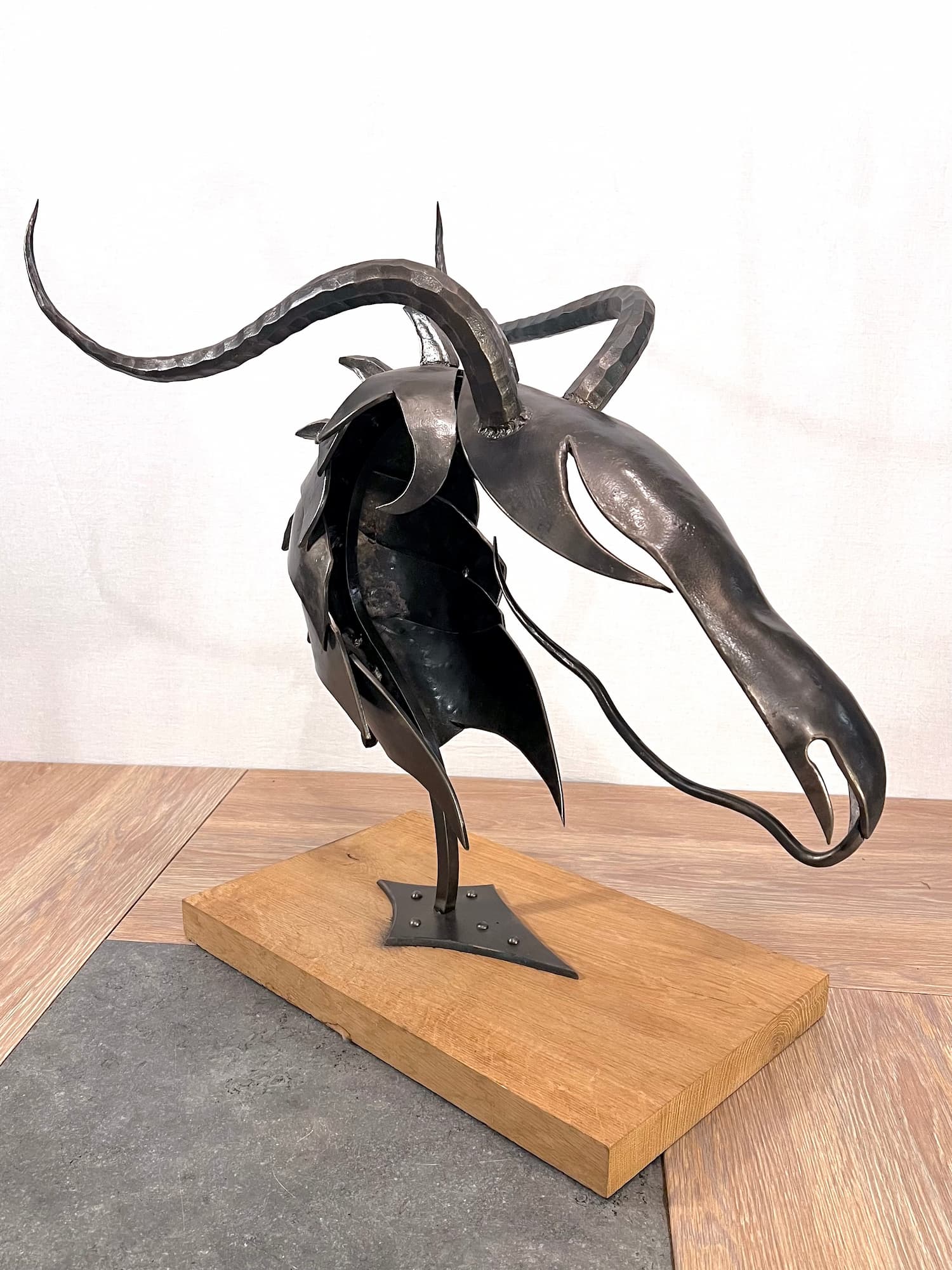 SCULPTURE_METAL_BOIS2 | Forge et art Sculptures métal & bois sur mesure : créations animales et fantastiques à proximité de Colmar et Strasbourg Kingersheim 3
