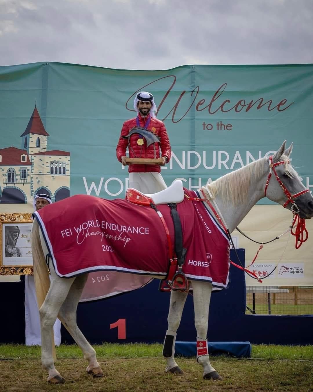 REMISE DE PRIX1 | Forge et art Réalisation et remise du prix au championnat du monde d’endurance équestre Colmar 1