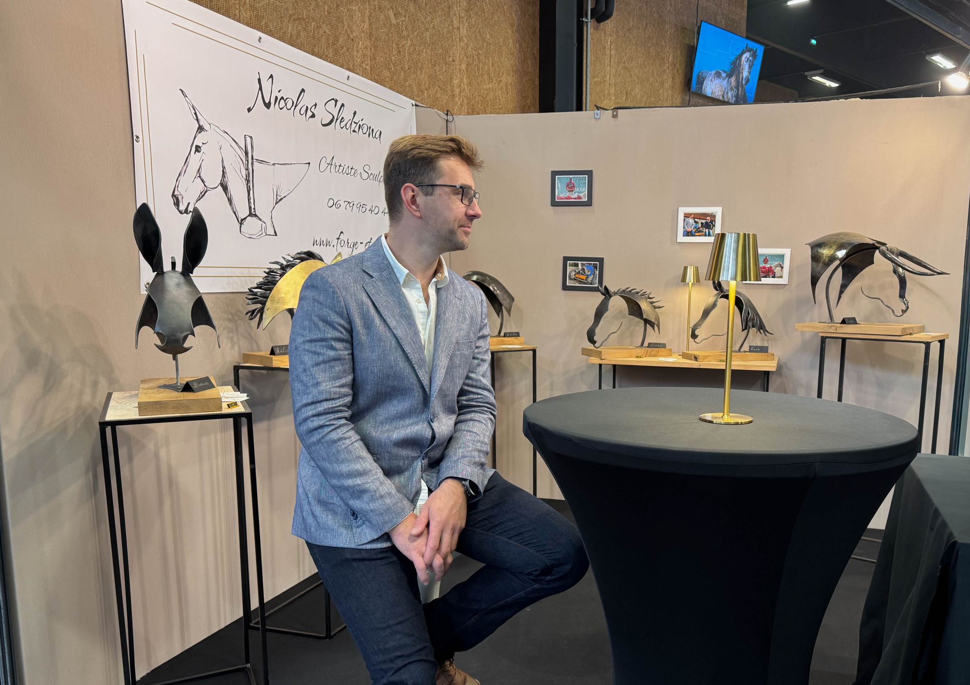 Nicolas Sledziona au salon du cheval d&#8217;Angers Illzach